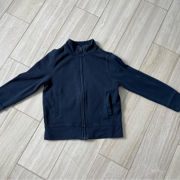 Old Navy zipper sweater set in red and blue, size 6-7y - Picture 6 of 9